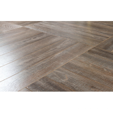 Household12.3mm AC4 em relevo teca Waxe3d Edged Laminate Flooring